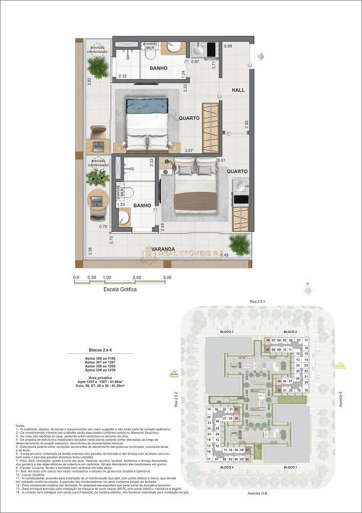 Apartamento, 2 quartos, 41 m² - Foto 2