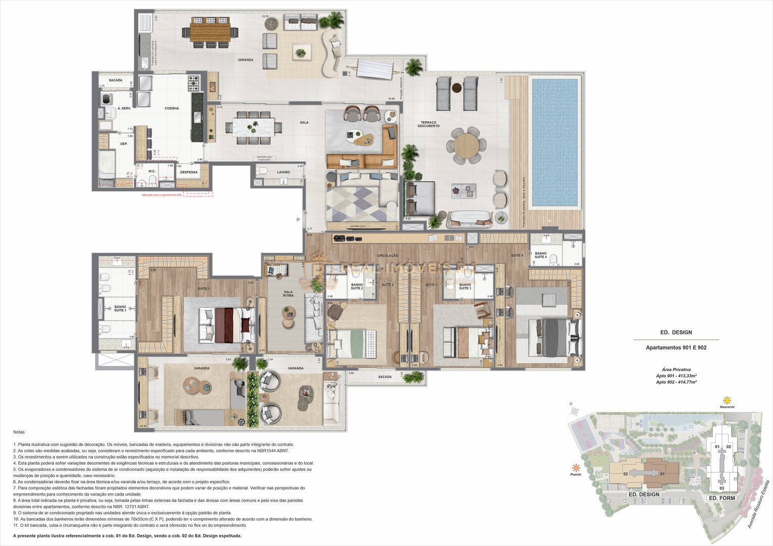 Apartamento, 4 quartos, 413 m² - Foto 4