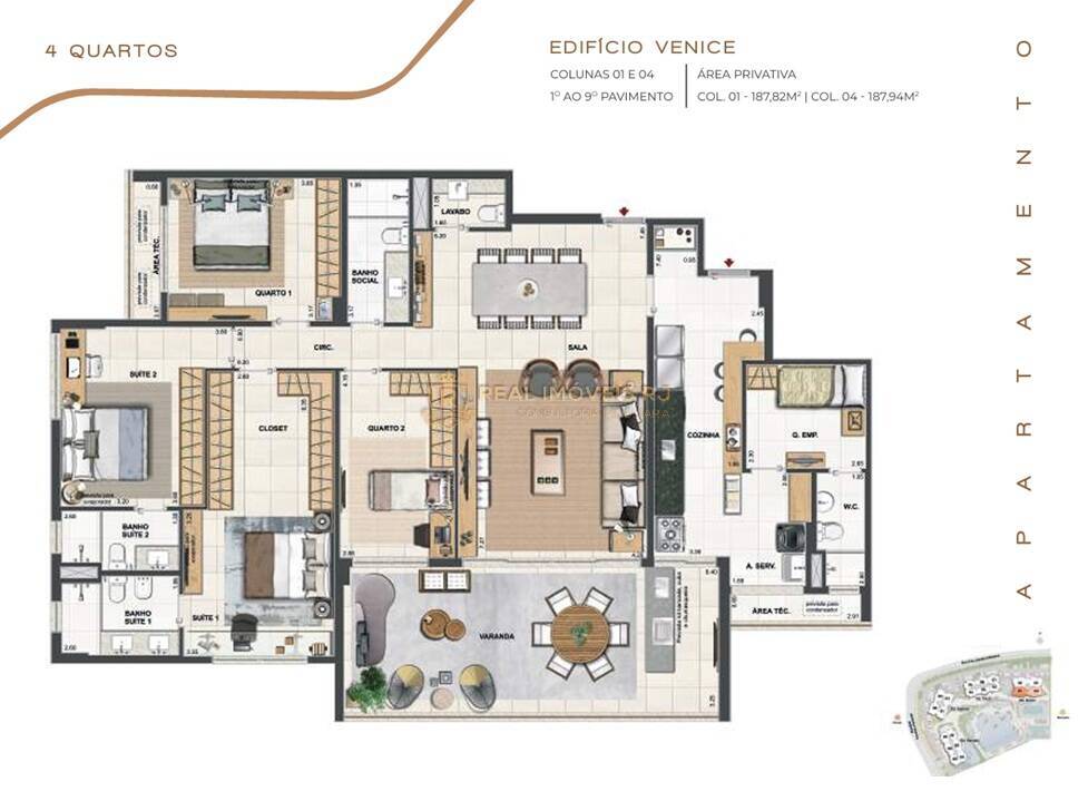 Apartamento, 4 quartos, 190 m² - Foto 31