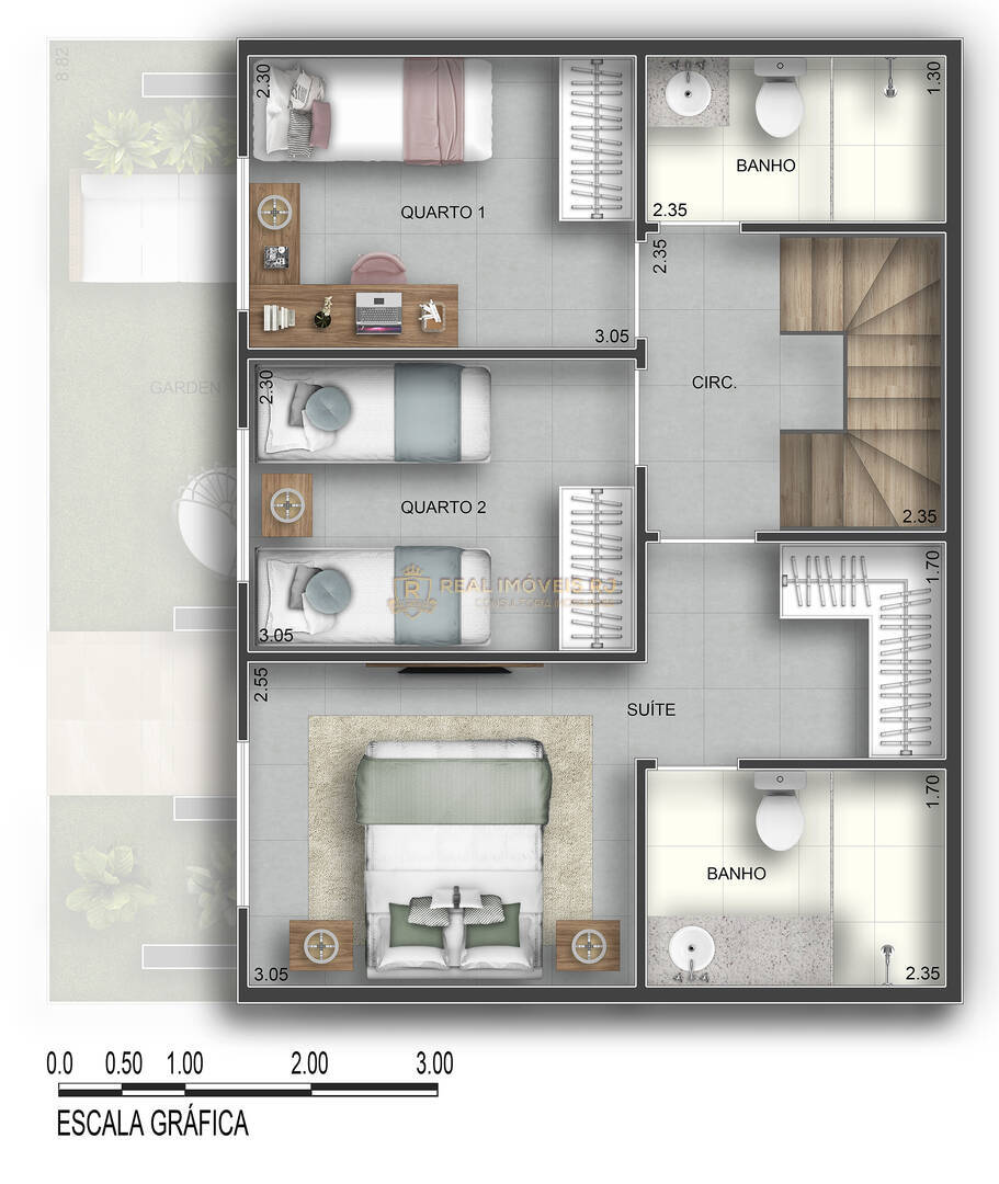 Apartamento, 3 quartos, 98 m² - Foto 3