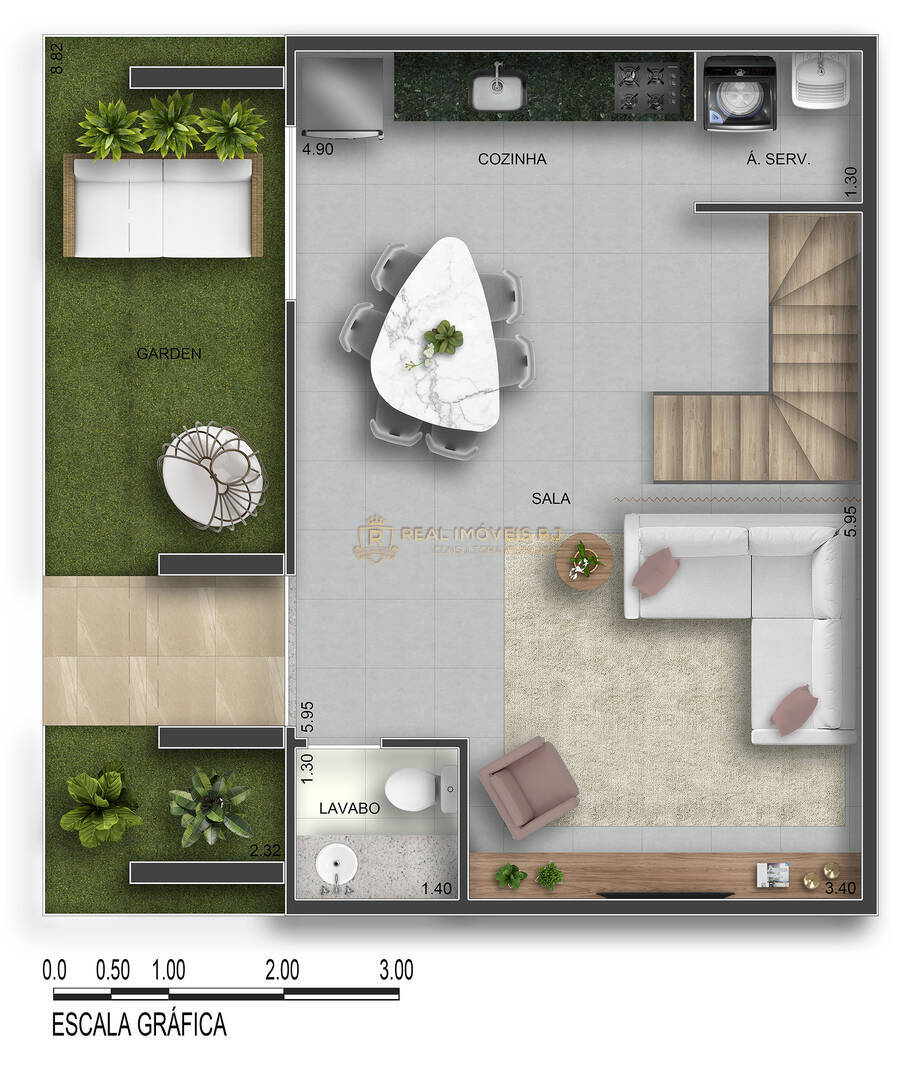 Apartamento, 3 quartos, 98 m² - Foto 2