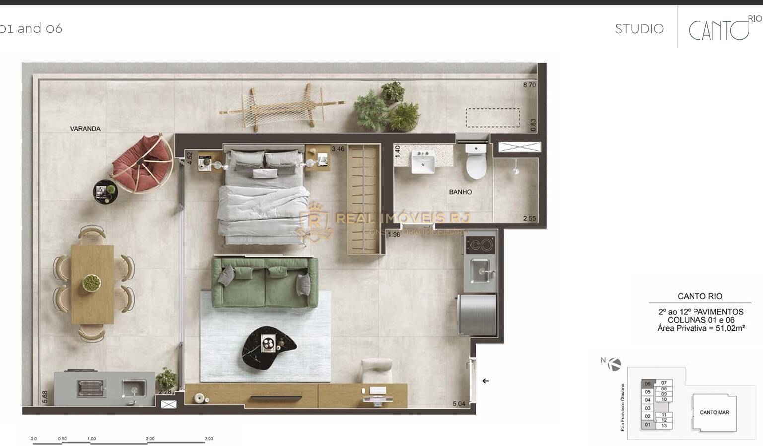 Apartamento, 1 quarto, 41 m² - Foto 3