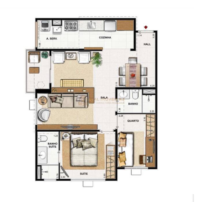 Apartamento à venda com 2 quartos, 70m² - Foto 23