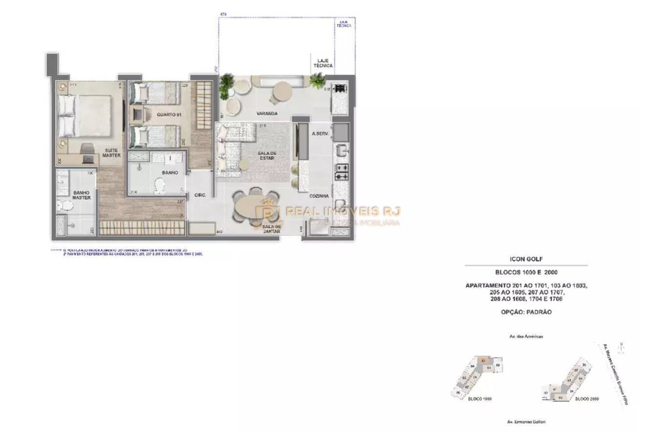 Apartamento, 2 quartos, 79 m² - Foto 2