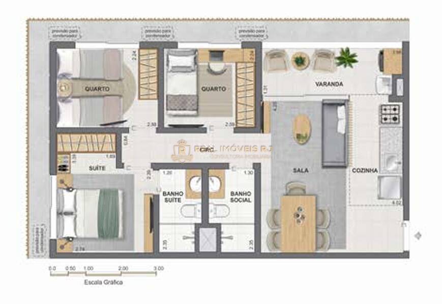 Apartamento, 2 quartos, 52 m² - Foto 8