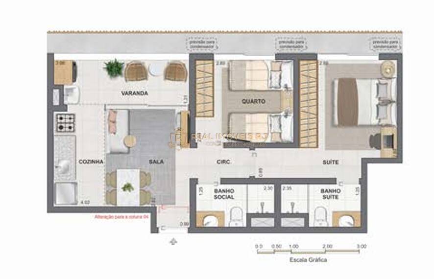 Apartamento, 2 quartos, 52 m² - Foto 9