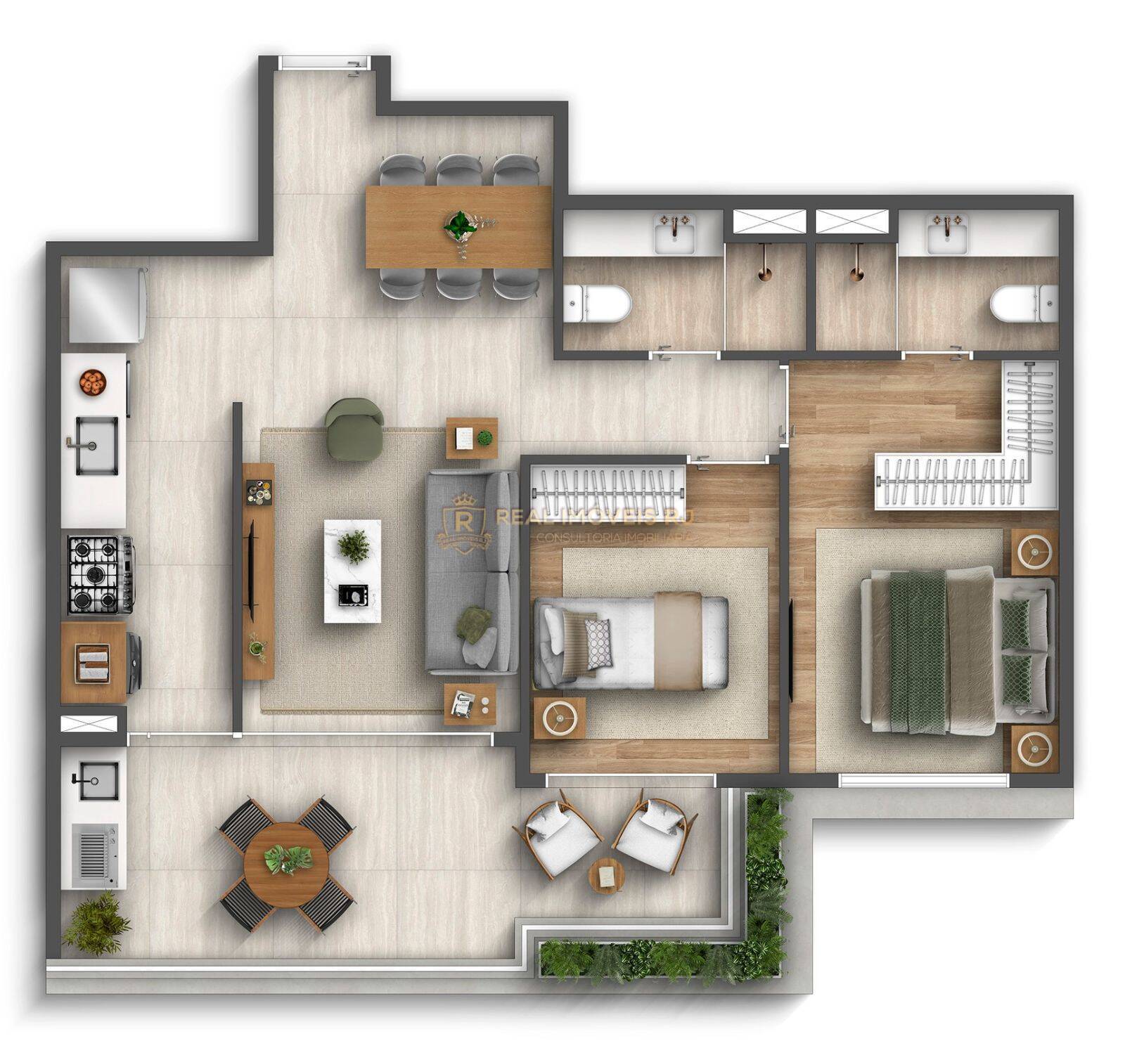 Apartamento, 2 quartos - Foto 23