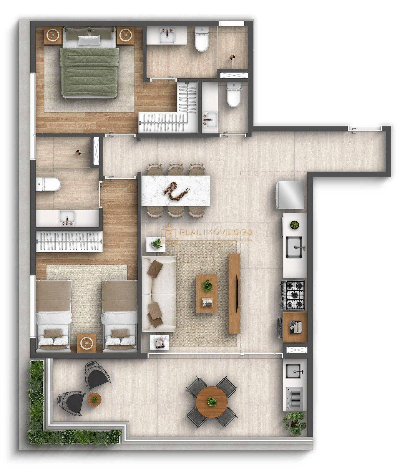 Apartamento, 2 quartos - Foto 19