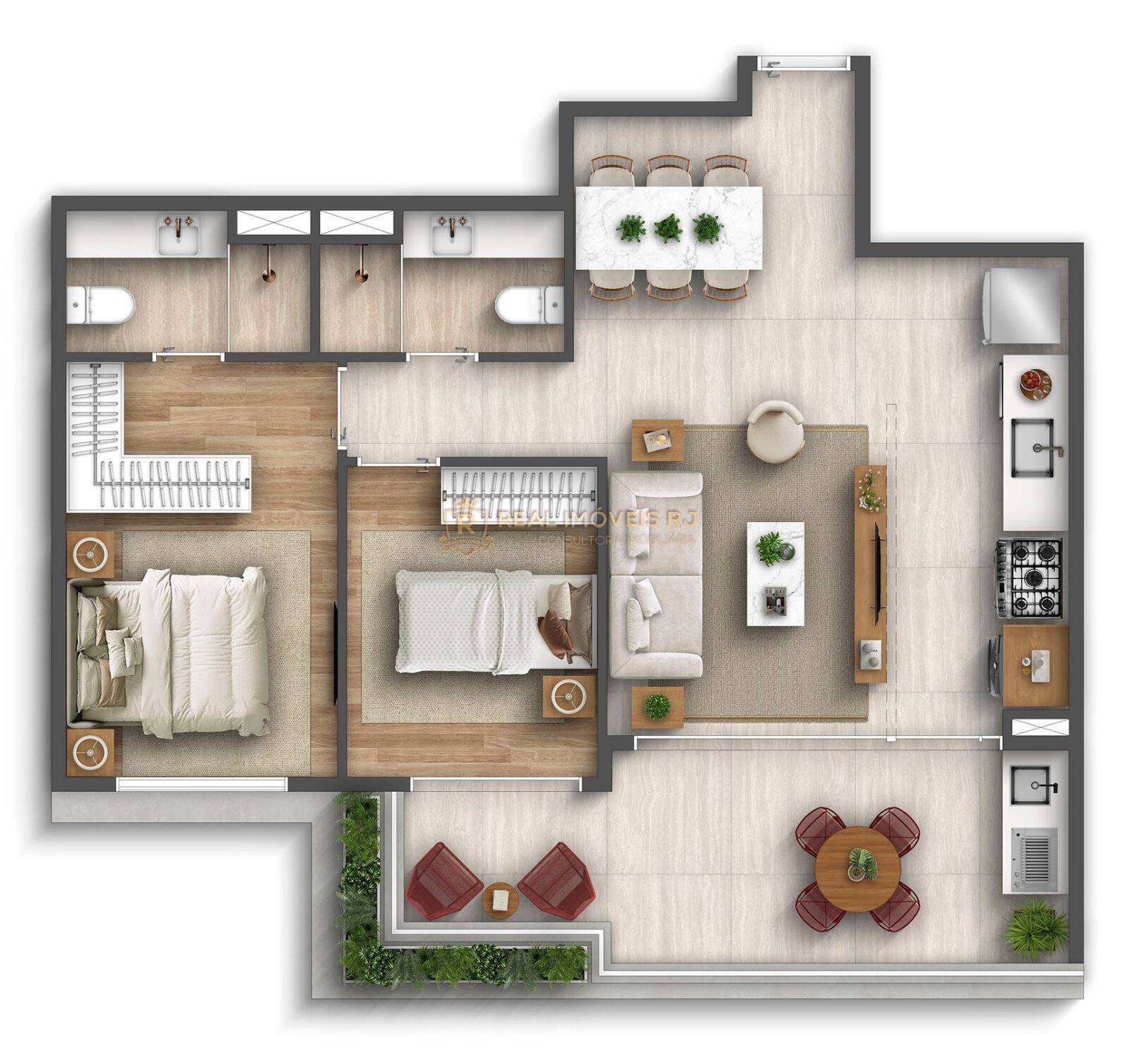 Apartamento, 2 quartos - Foto 20