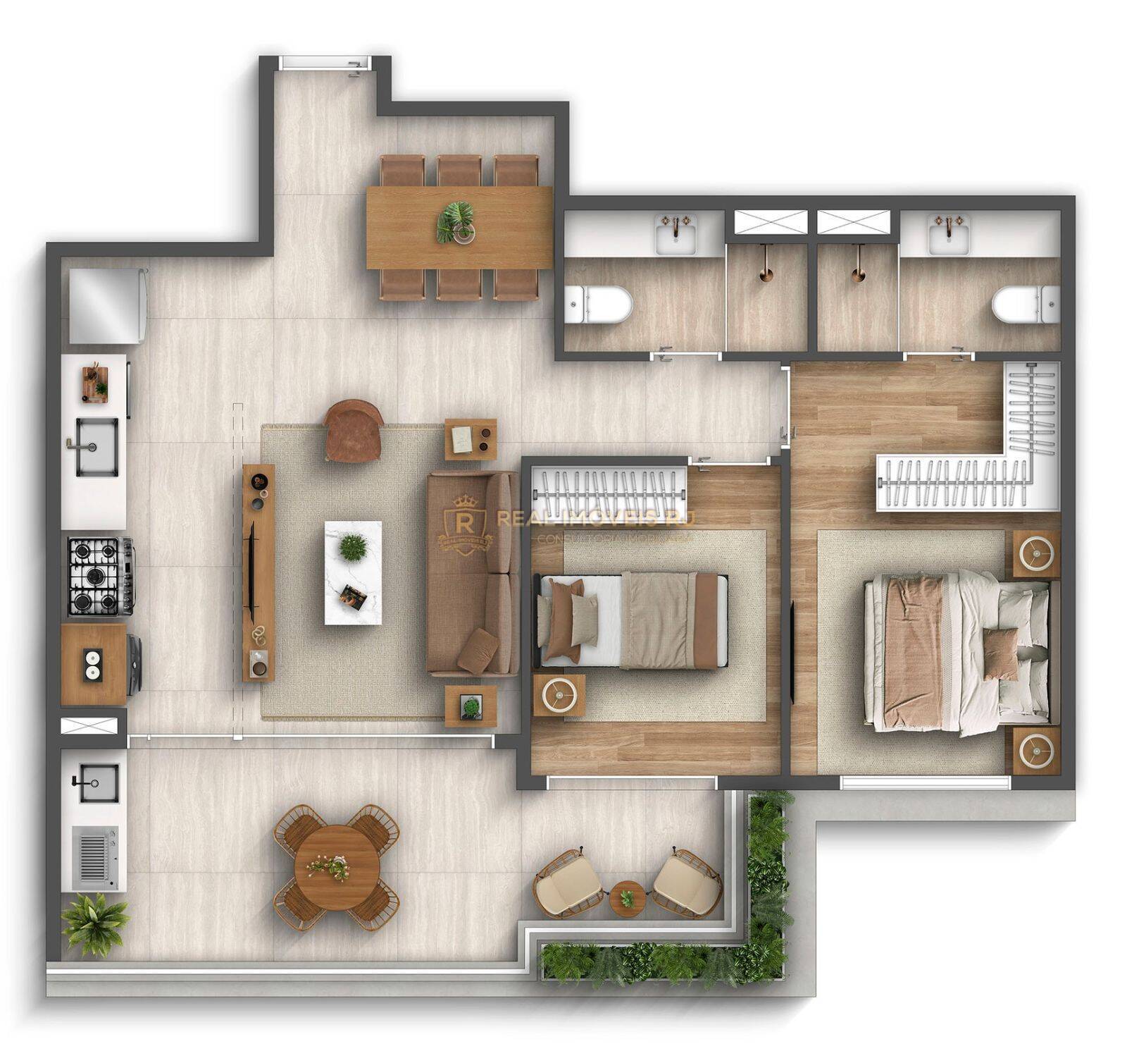 Apartamento, 2 quartos - Foto 21