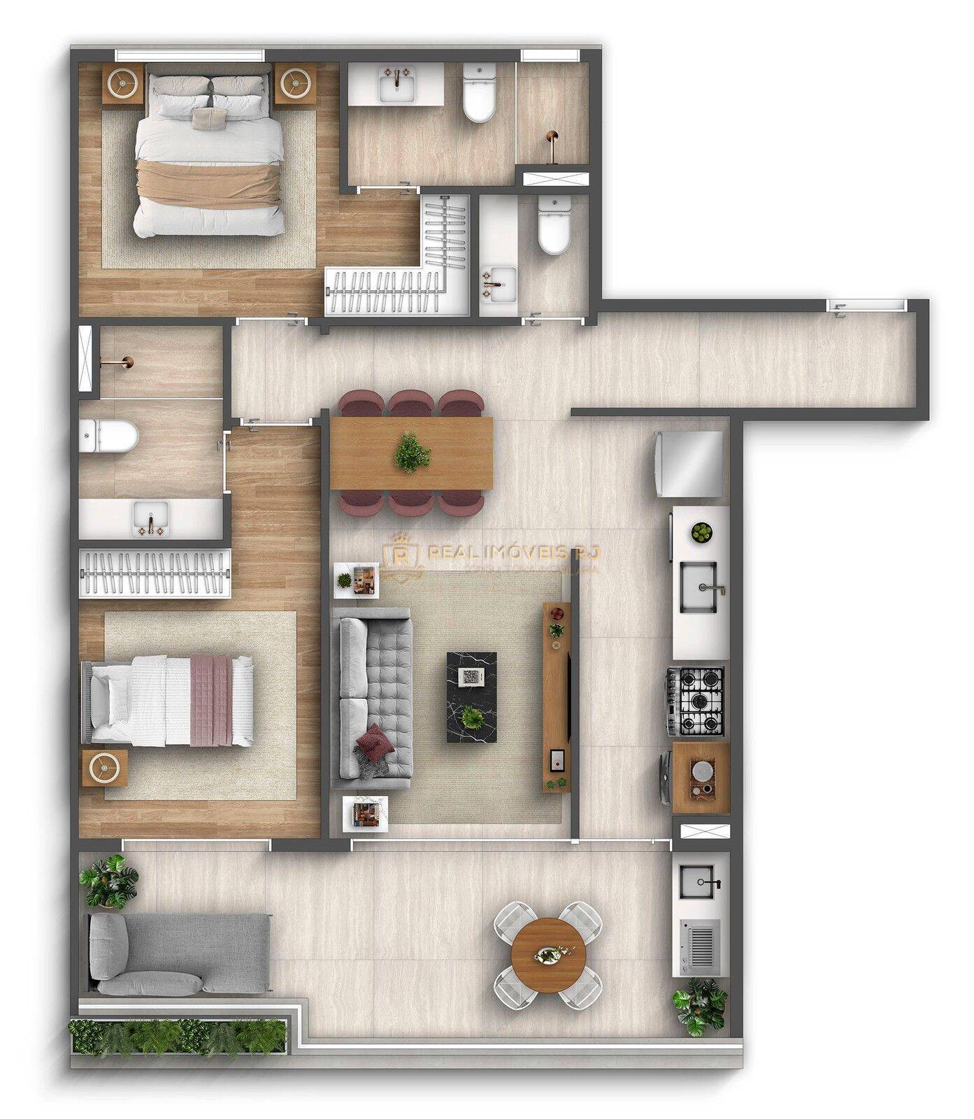 Apartamento, 2 quartos - Foto 23